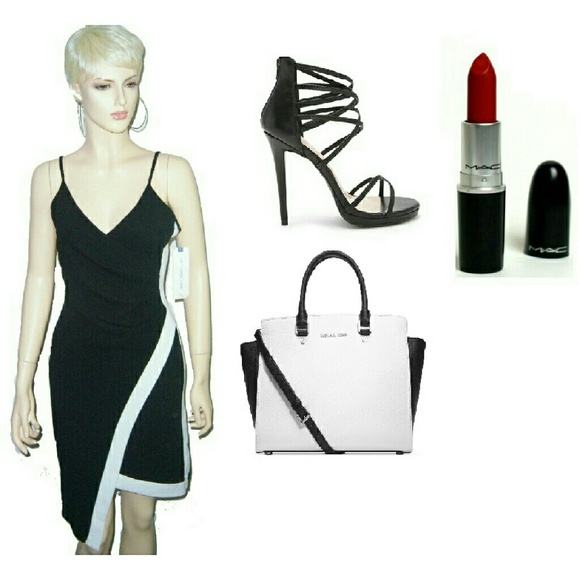 Almost Famous Dresses & Skirts - New Large Black and White Almost Famous dress